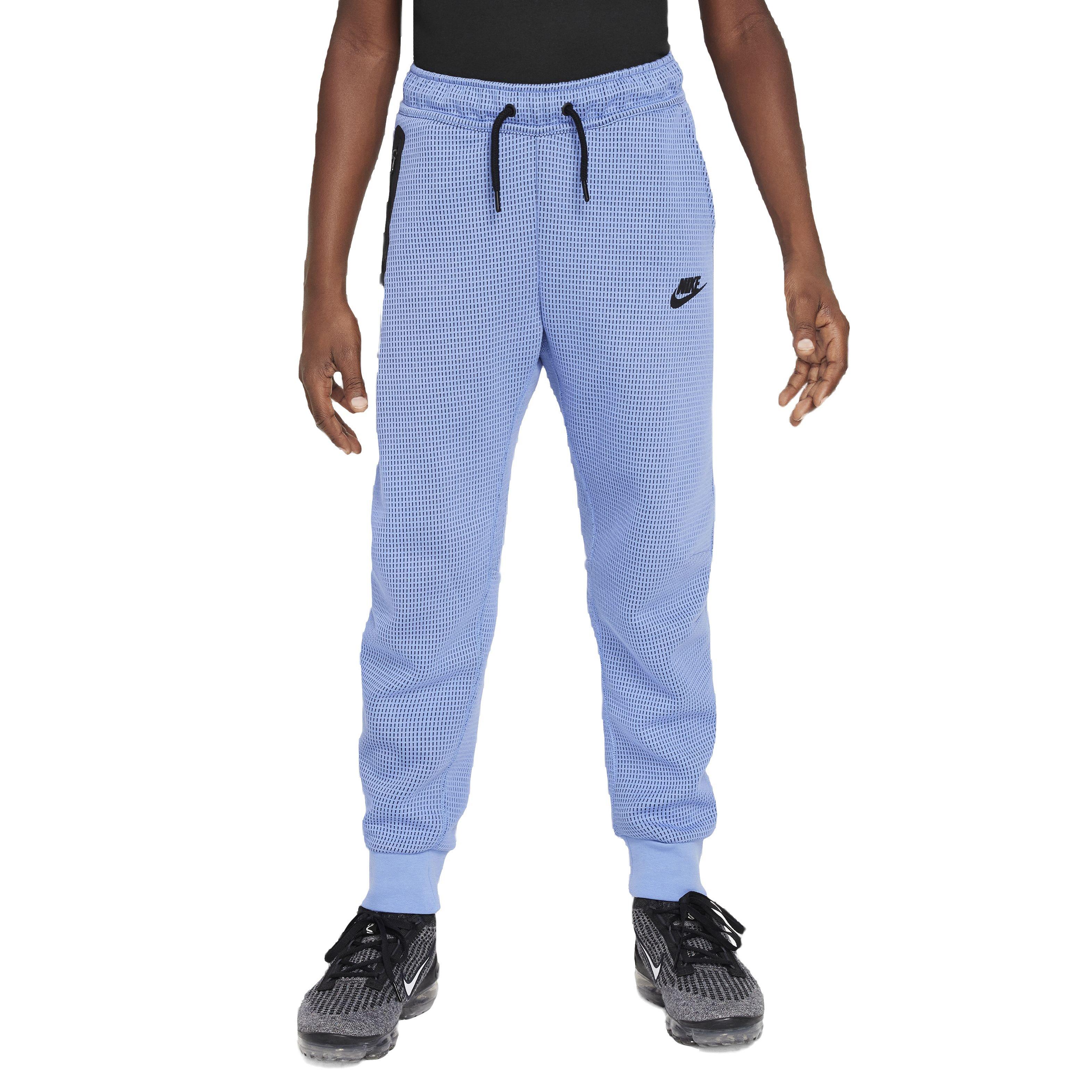 Nike Big Boys' Sportswear Tech Fleece Winterized Pants - Blue - BLUE Thumbnail View 1