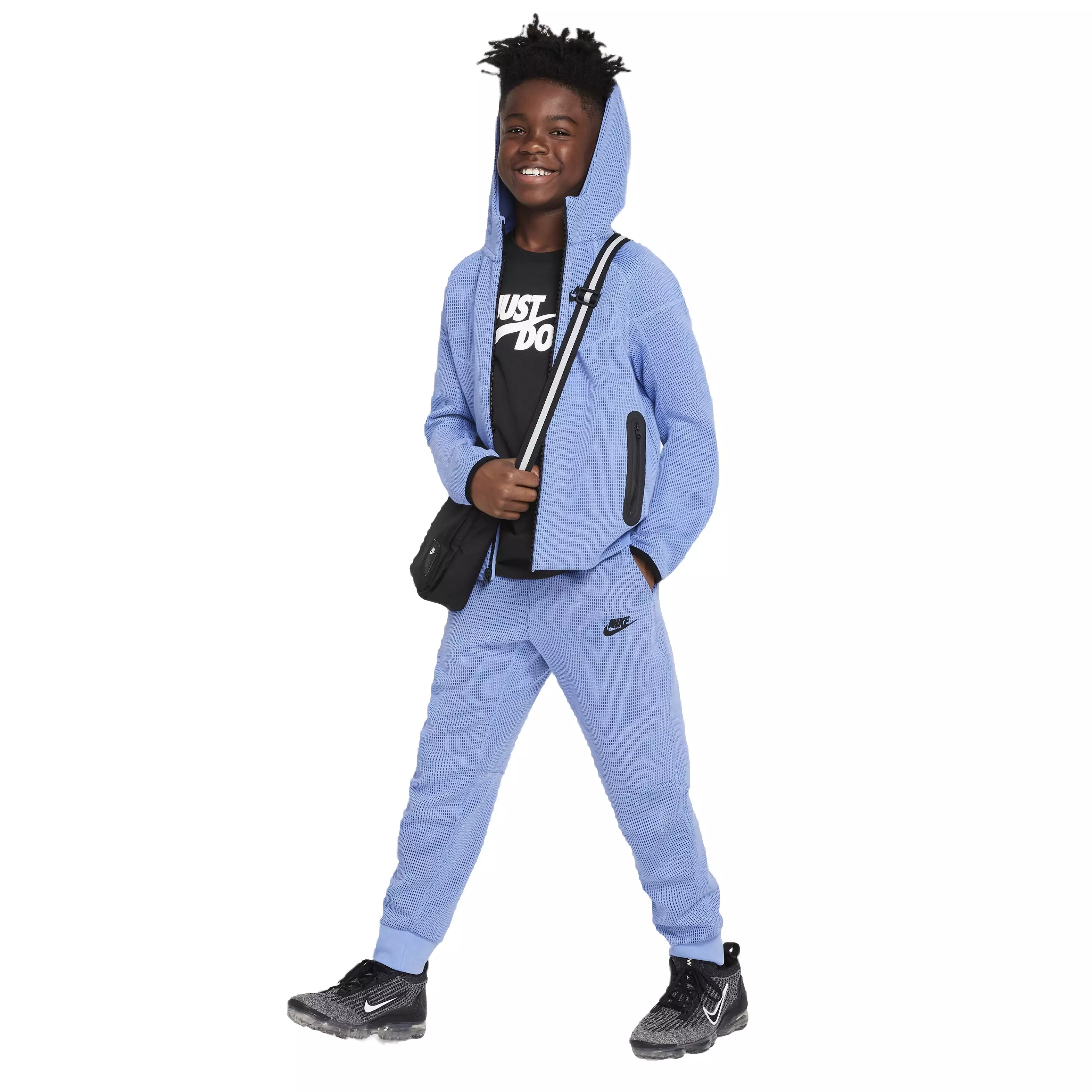 Nike Big Boys' Sportswear Tech Fleece Winterized Pants -Blue - BLUE