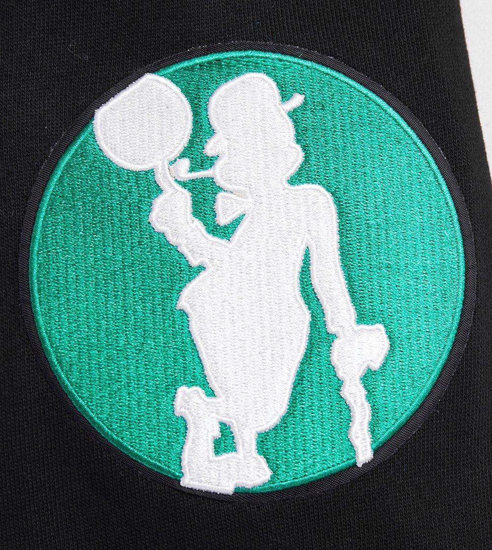 Pro Standard Men's NBA Boston Celtics Retro Classic Fleece Pullover Hoodie - Black - BLACK Thumbnail View 8