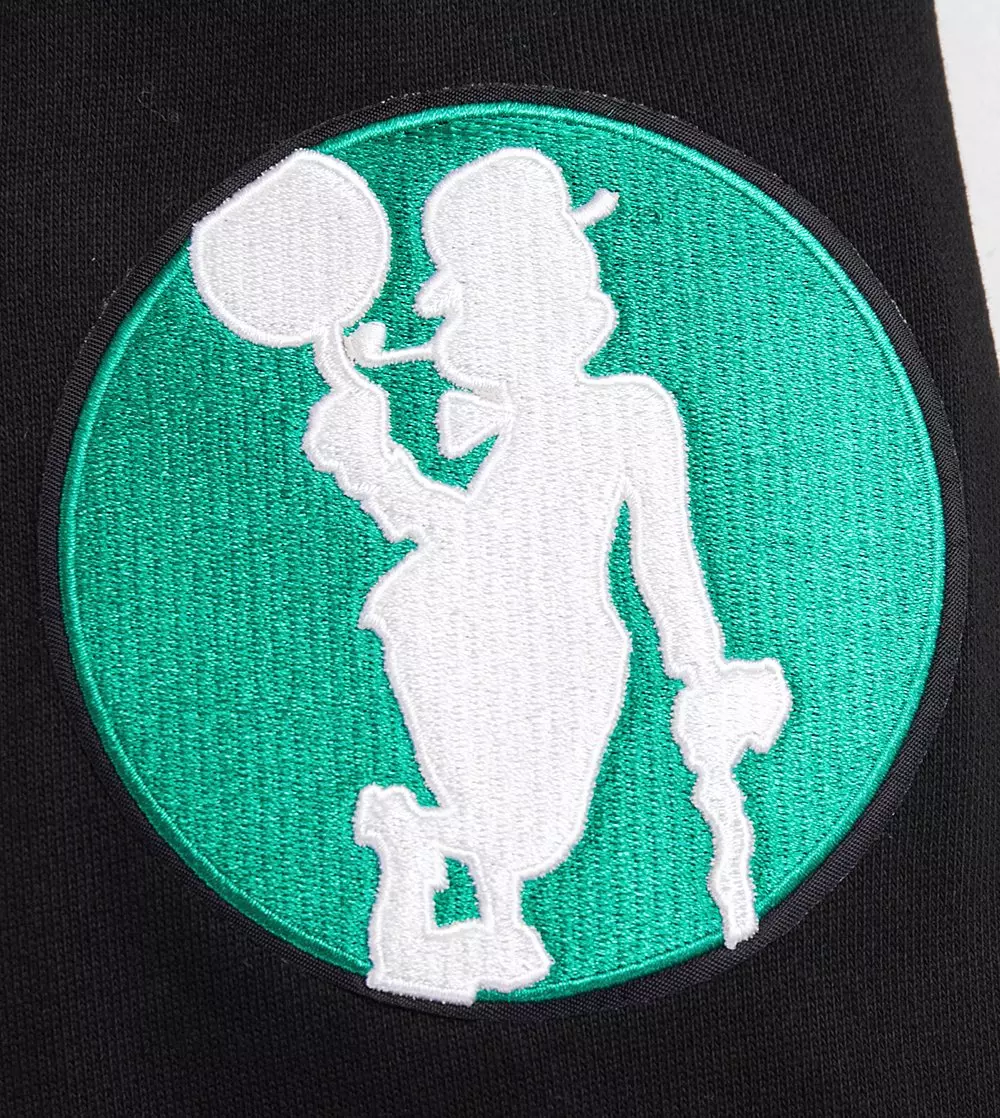 Pro Standard Men's NBA Boston Celtics Retro Classic Fleece Pullover Hoodie - Black - BLACK