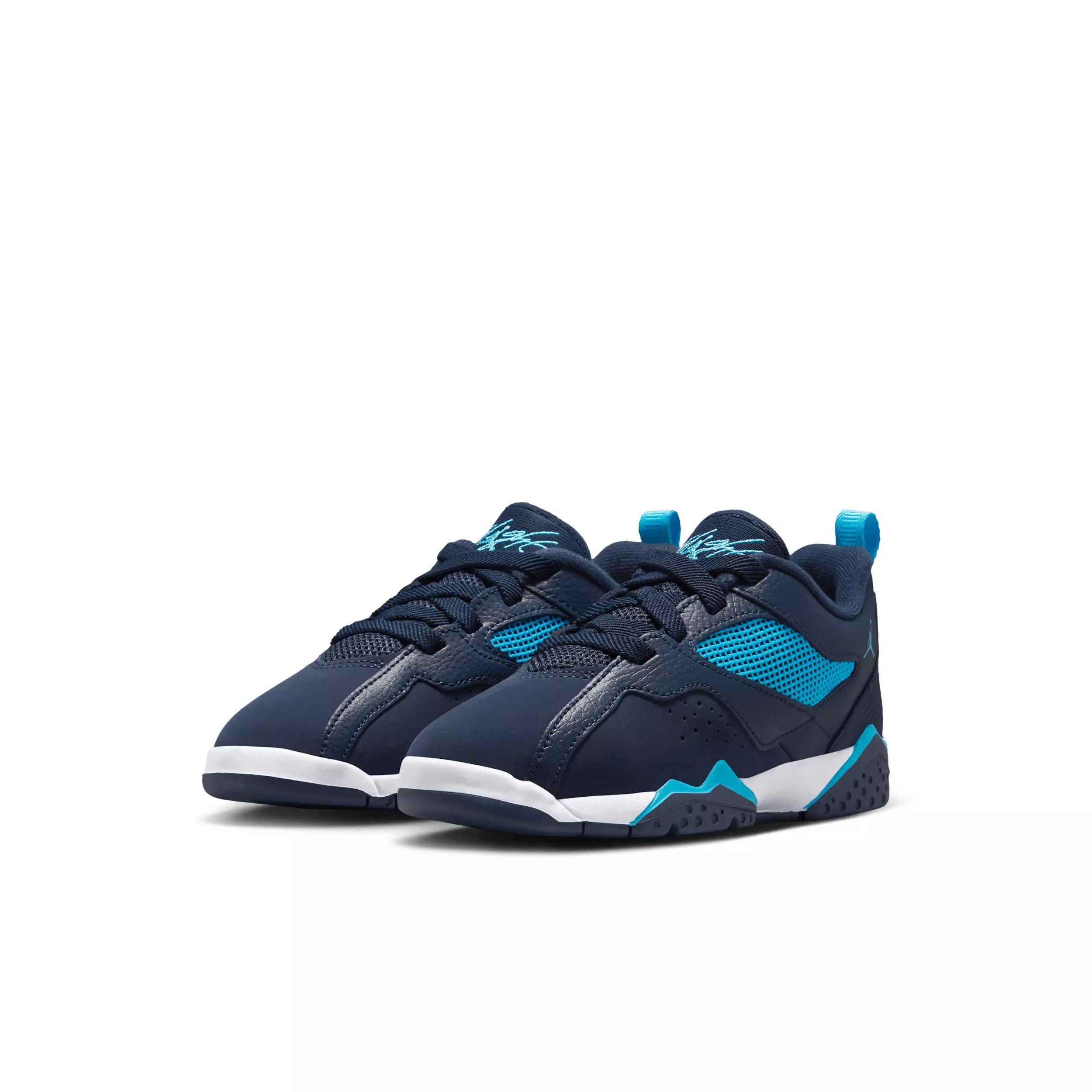Jordan MVP 92 "Obsidian/White/Dark Powder Blue" Preschool Boys' Shoe - OBSIDIAN/WHITE/DK BLUE