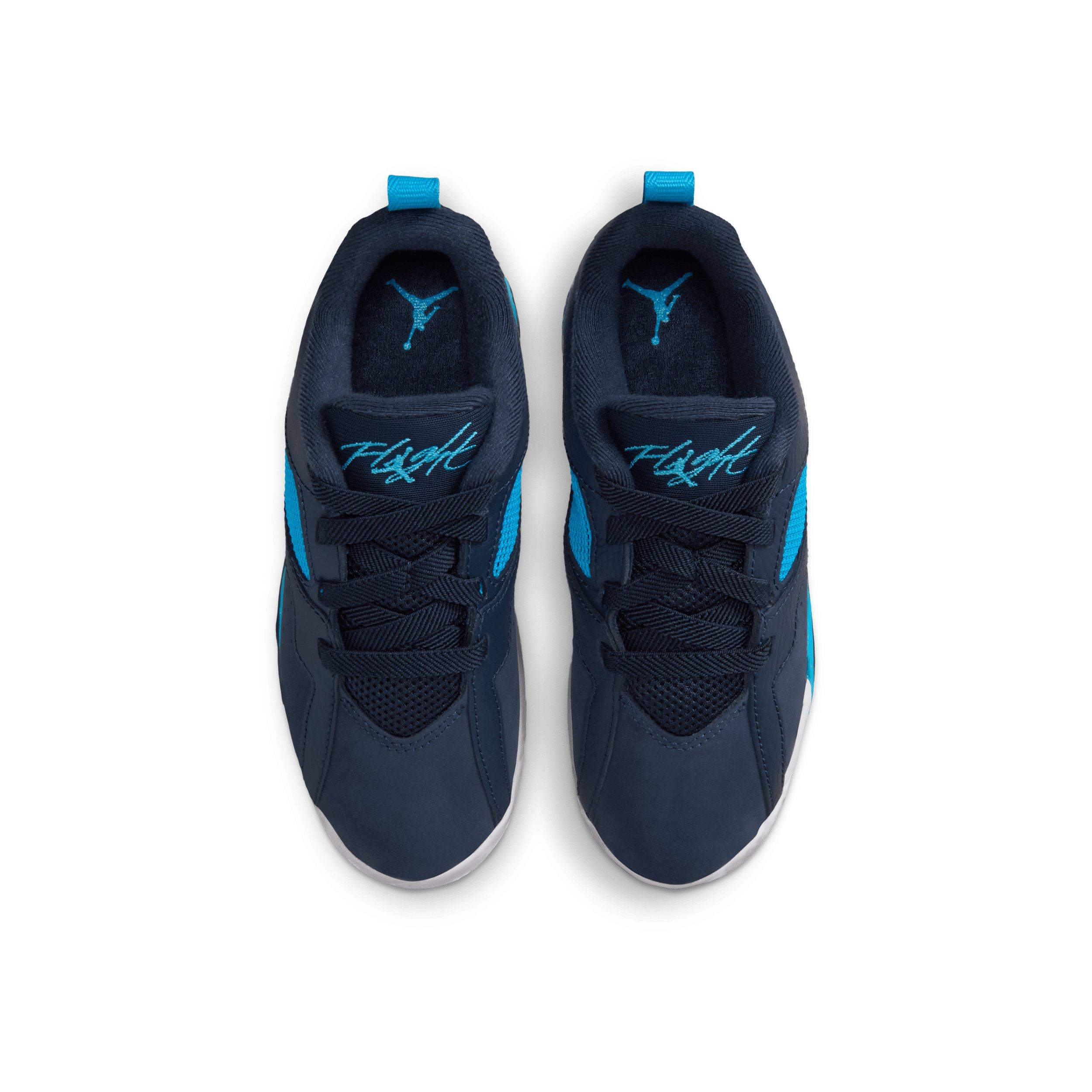 Jordan MVP 92 "Obsidian/White/Dark Powder Blue" Preschool Boys' Shoe - OBSIDIAN/WHITE/DK BLUE Thumbnail View 4