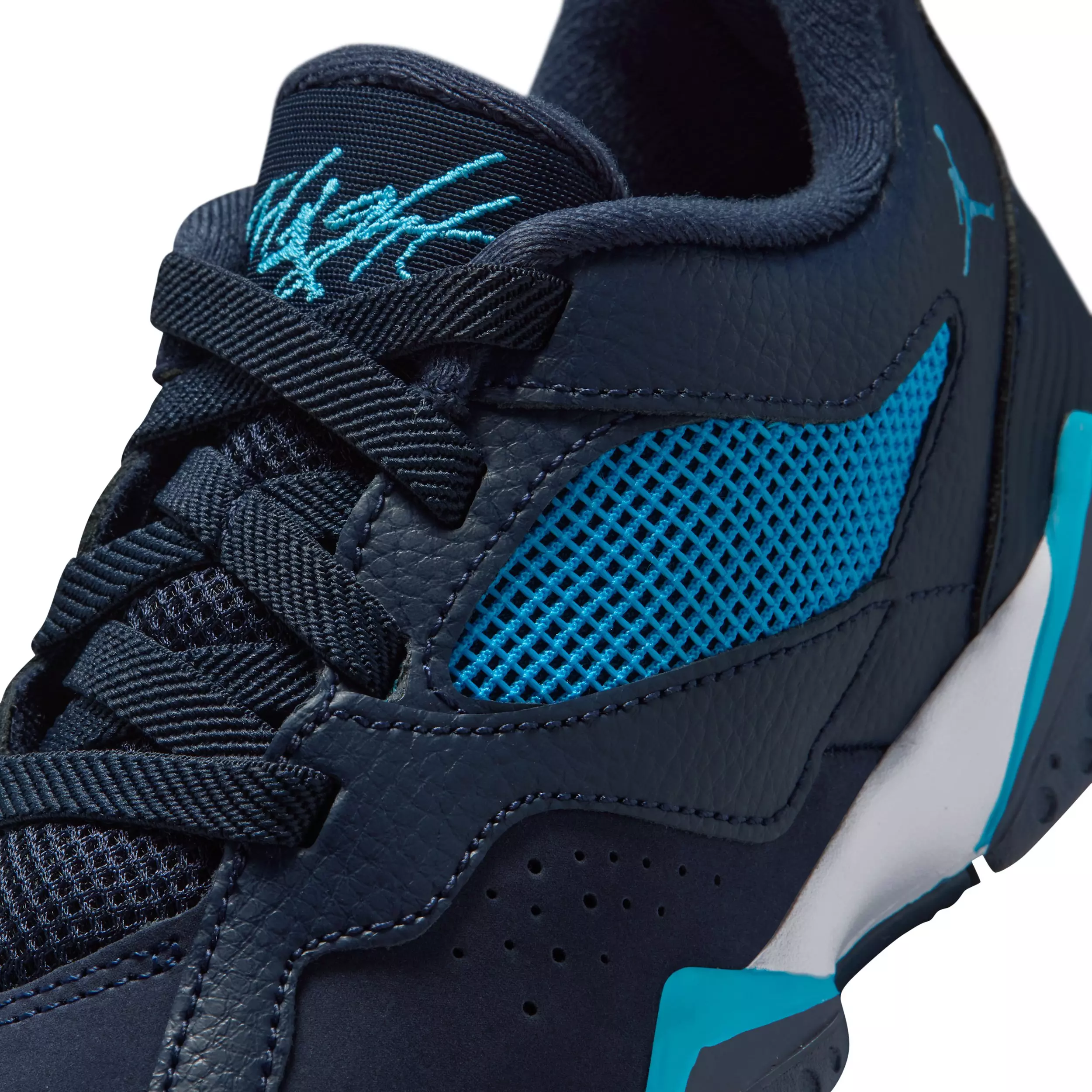 Jordan MVP 92 "Obsidian/White/Dark Powder Blue" Preschool Boys' Shoe - OBSIDIAN/WHITE/DK BLUE