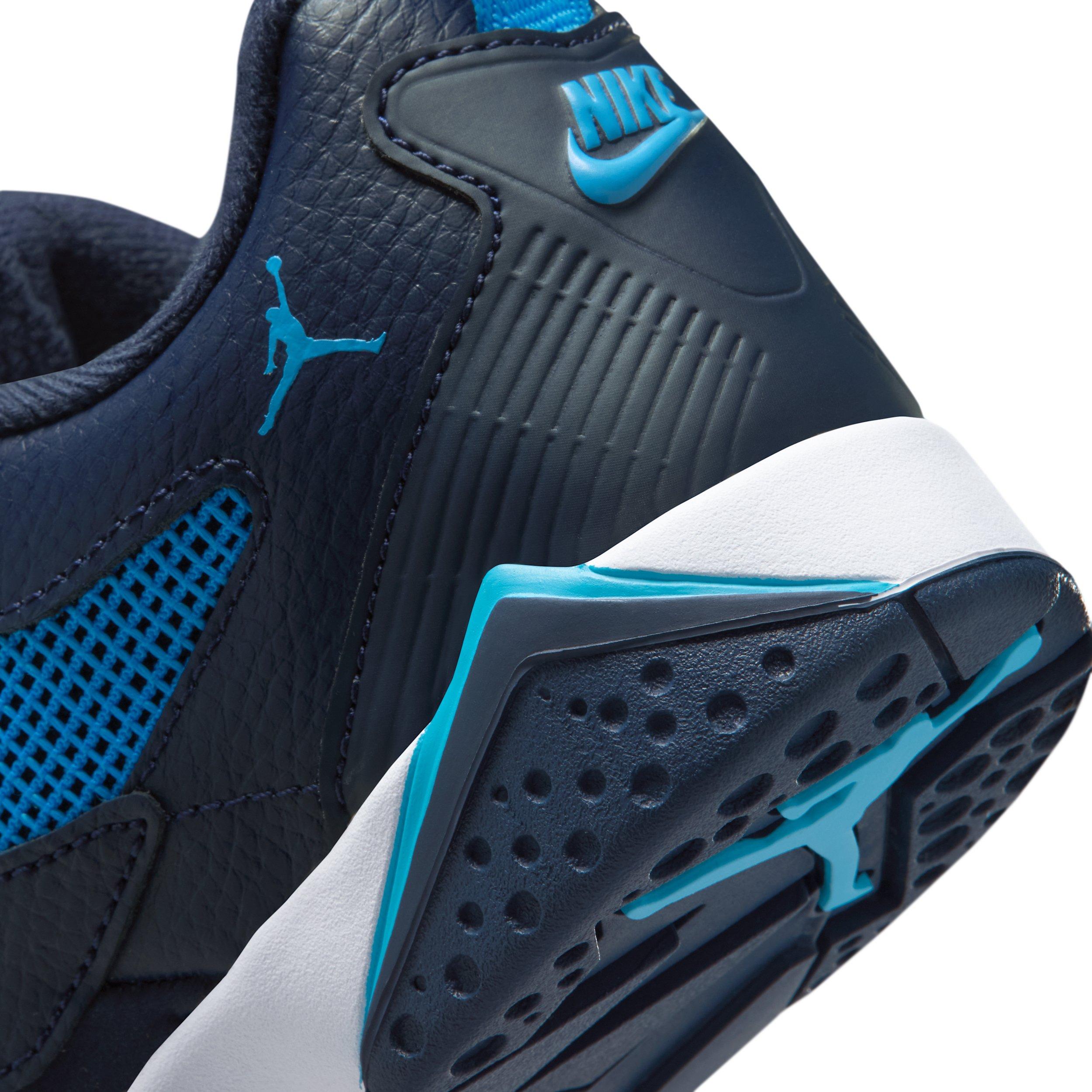 Jordan MVP 92 "Obsidian/White/Dark Powder Blue" Preschool Boys' Shoe - OBSIDIAN/WHITE/DK BLUE Thumbnail View 8