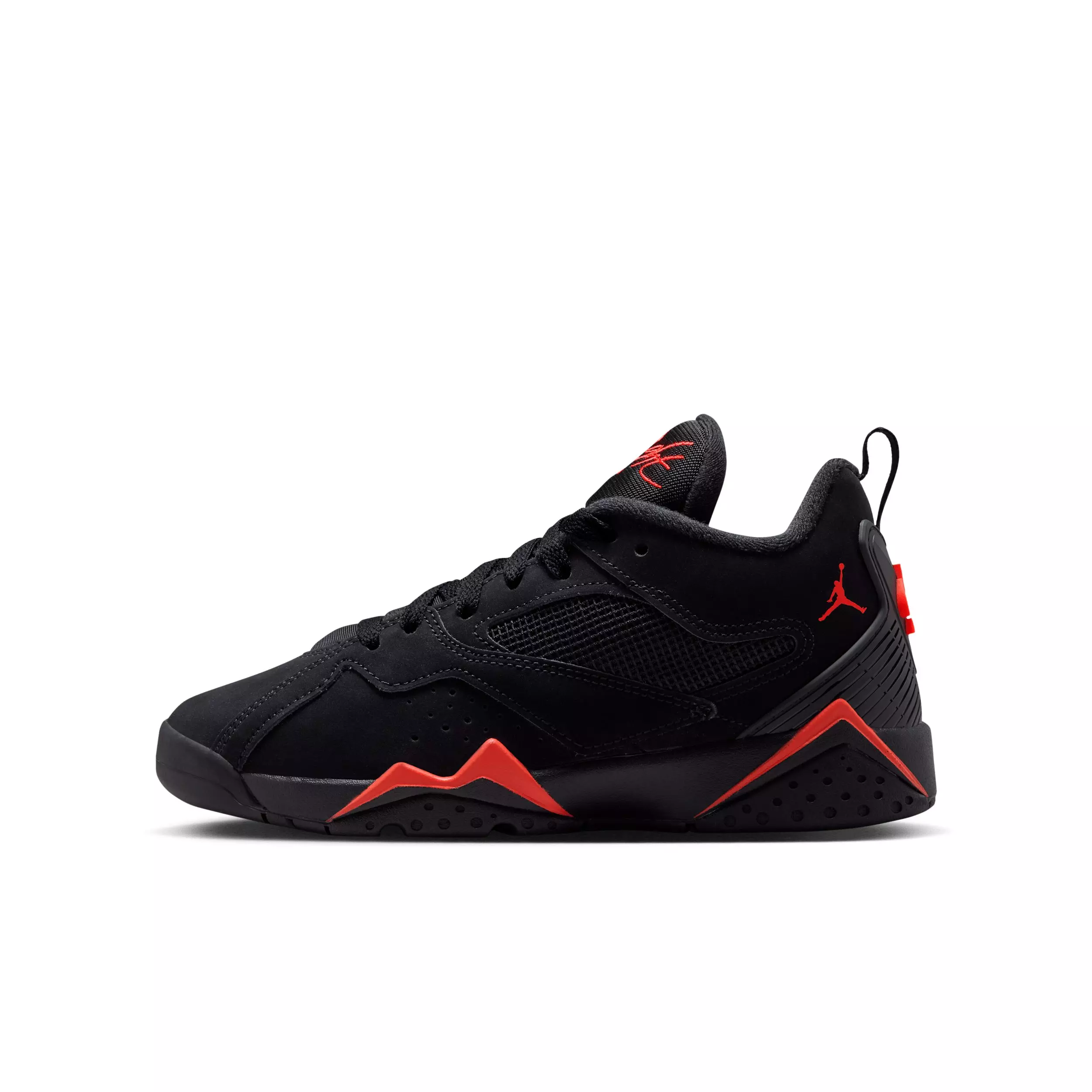 Jordan MVP 92 "Black/Infrared 23" Grade School Boys' Shoe - BLACK/INFRARED
