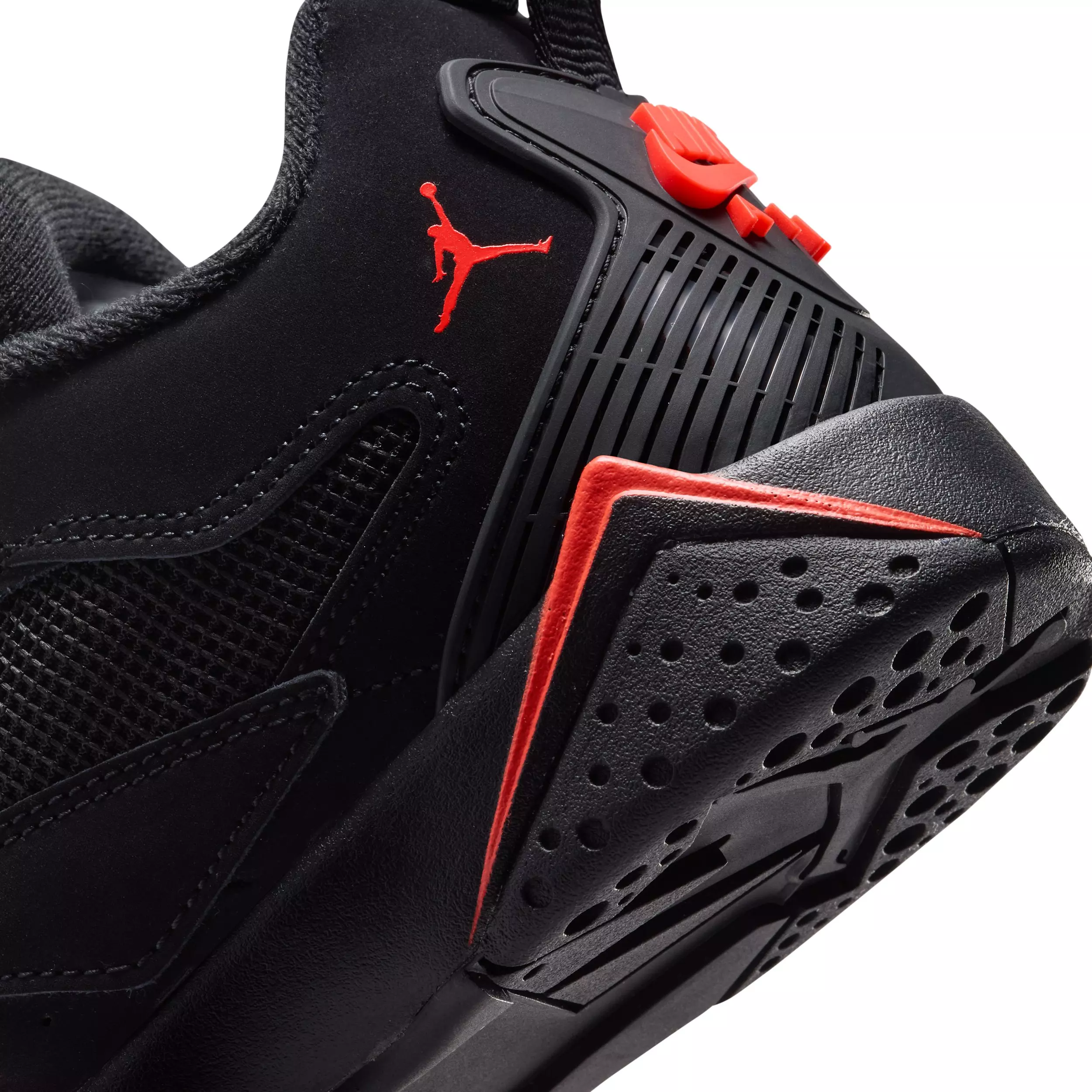Jordan MVP 92 "Black/Infrared 23" Grade School Boys' Shoe - BLACK/INFRARED