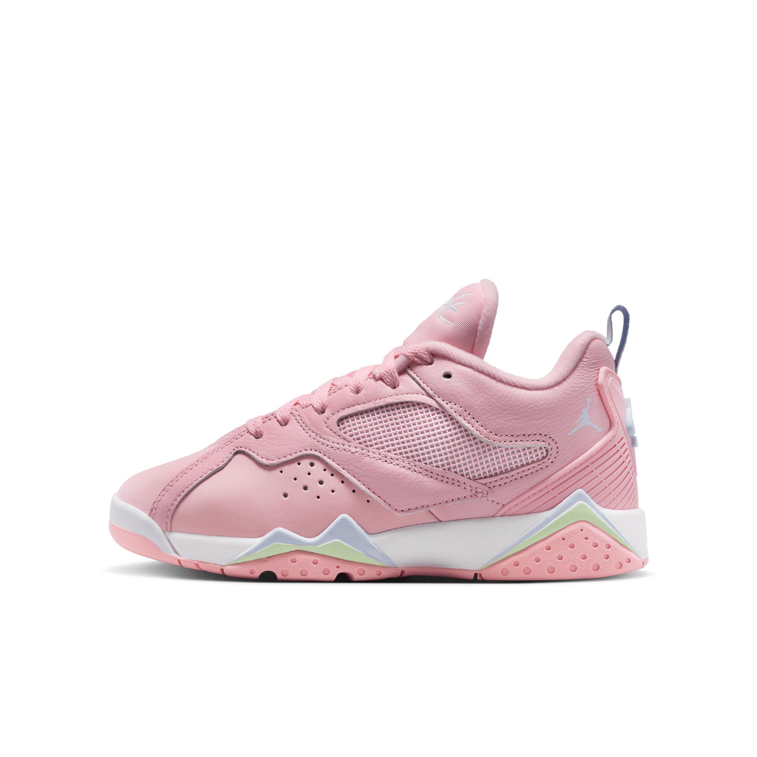 Jordan MVP 92 "Medium Soft Pink/Vapor Green/White/Half Blue" Grade School Girls' Shoe - MD PINK/GREEN/WHITE/BLUE Thumbnail View 2