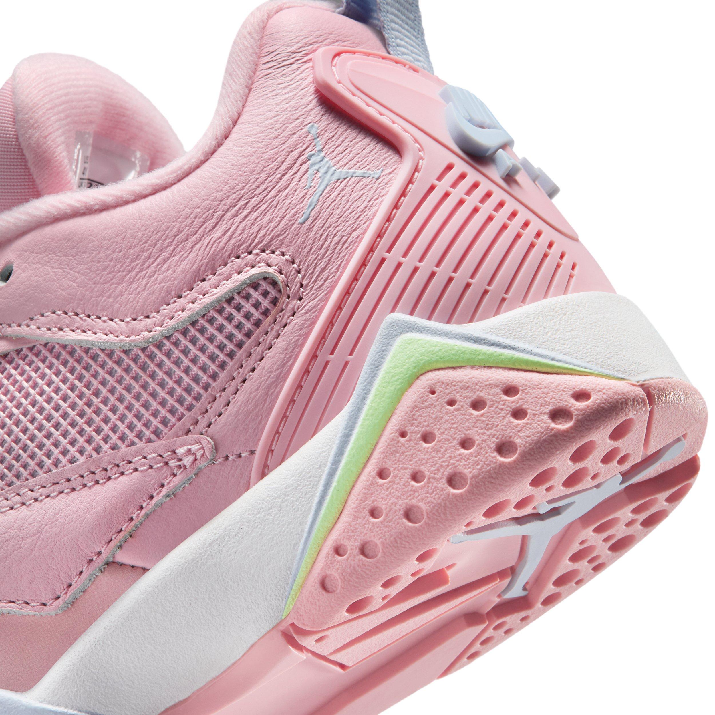 Jordan MVP 92 "Medium Soft Pink/Vapor Green/White/Half Blue" Grade School Girls' Shoe - MD PINK/GREEN/WHITE/BLUE Thumbnail View 8