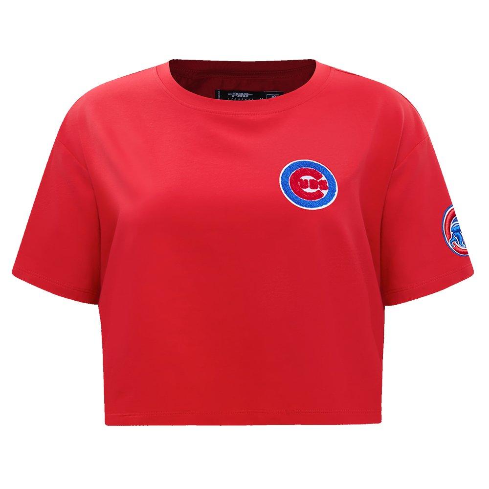 Pro Standard Women's MLB Chicago Cubs Classic Boxy Top -Red - RED Thumbnail View 1