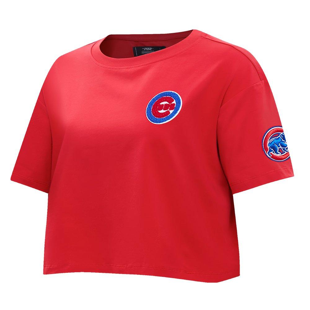 Pro Standard Women's MLB Chicago Cubs Classic Boxy Top -Red - RED Thumbnail View 3