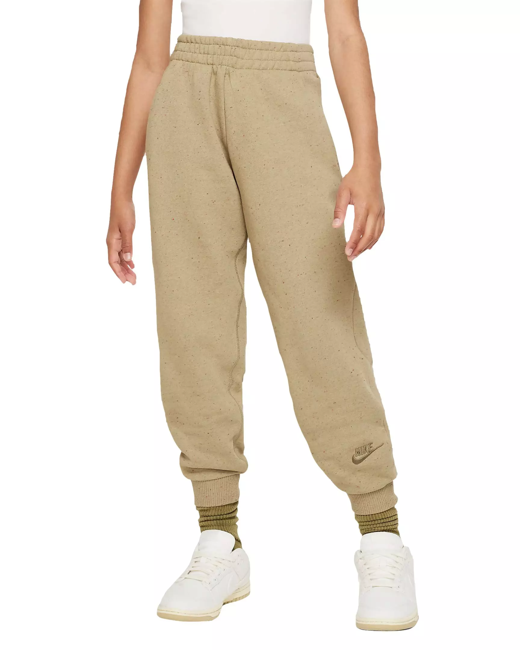 Nike Big Kids' Icon EasyOn Loose Fleece Joggers - Brown - BROWN