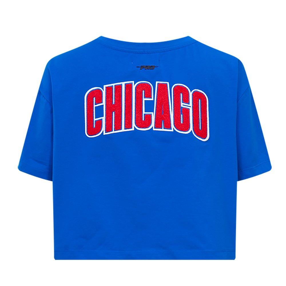 Pro Standard Women's MLB Chicago Cubs Classic Boxy Top -Royal - ROYAL Thumbnail View 2