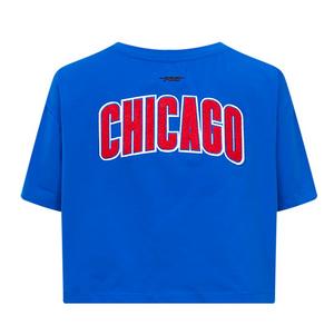 Pro Standard Women's MLB Chicago Cubs Classic Boxy Top -Royal