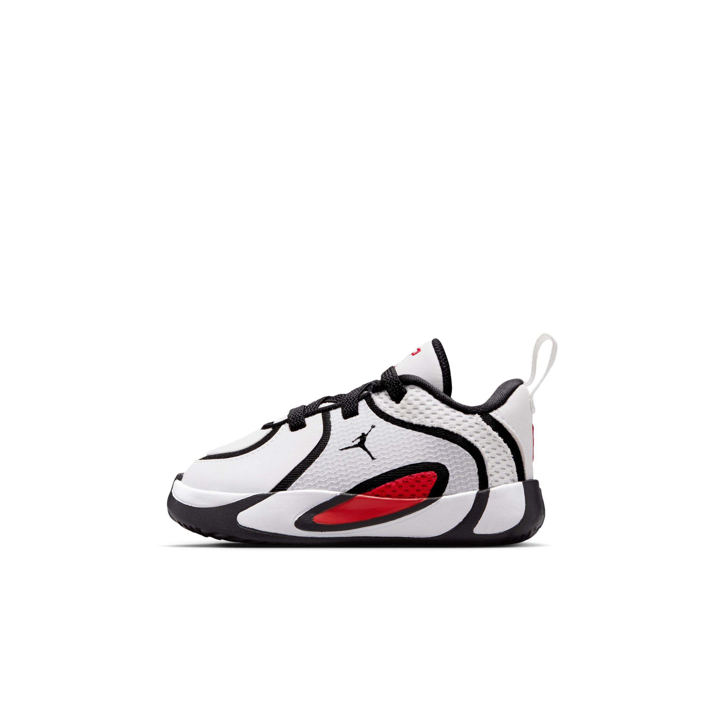 Jordan Tatum 4 "White/Black/University Red" Infant Boys' Basketball Shoe - WHITE/BLACK/RED Thumbnail View 2