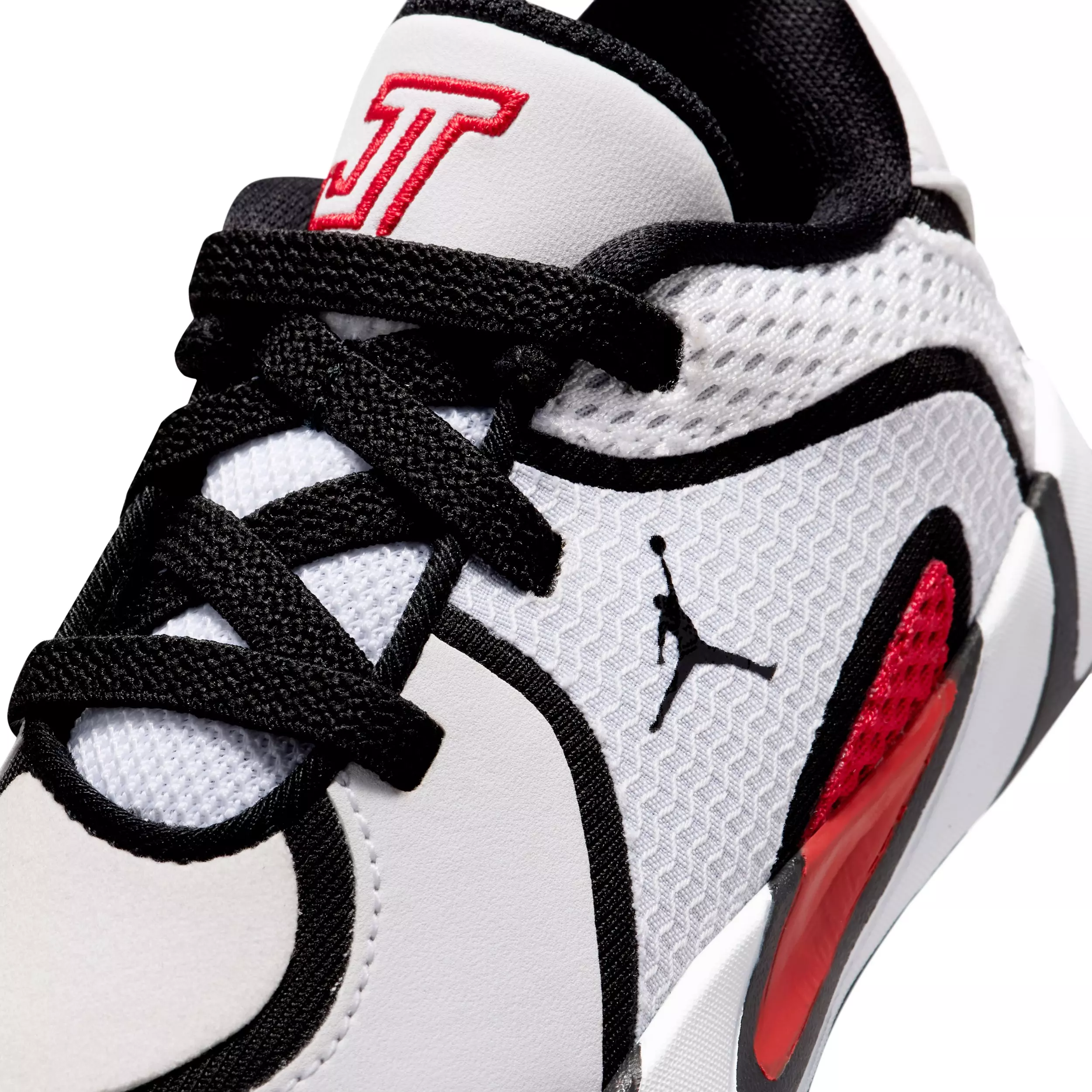 Jordan Tatum 4 "White/Black/University Red" Infant Boys' Basketball Shoe - WHITE/BLACK/RED