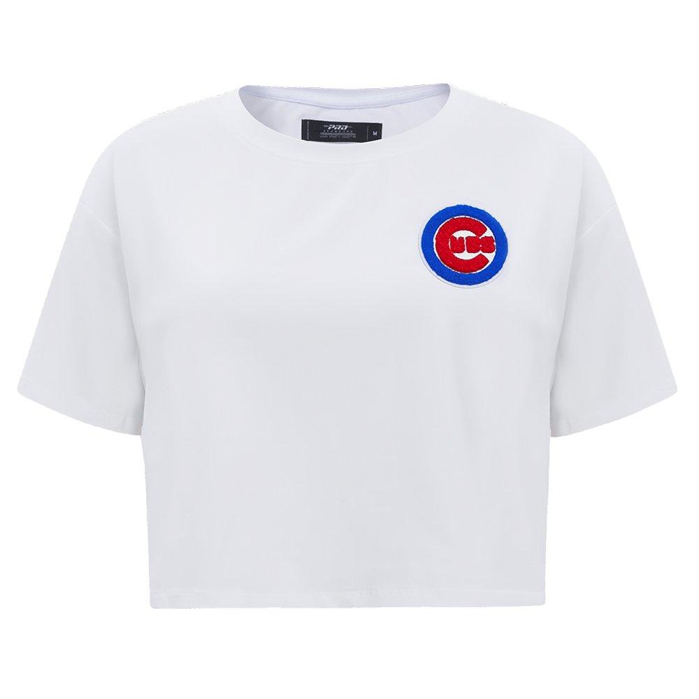 Pro Standard Women's MLB Chicago Cubs Classic Boxy Top -White - WHITE Thumbnail View 1