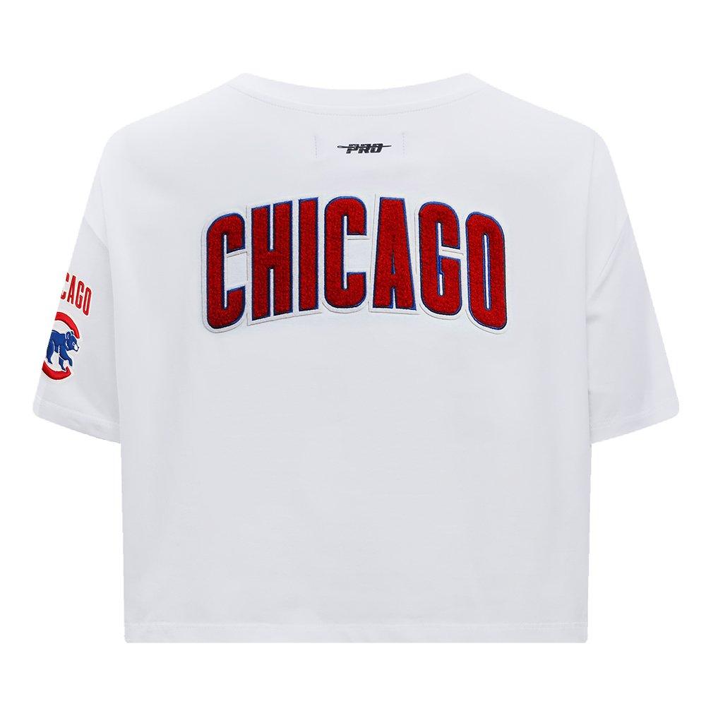 Pro Standard Women's MLB Chicago Cubs Classic Boxy Top -White - WHITE Thumbnail View 2