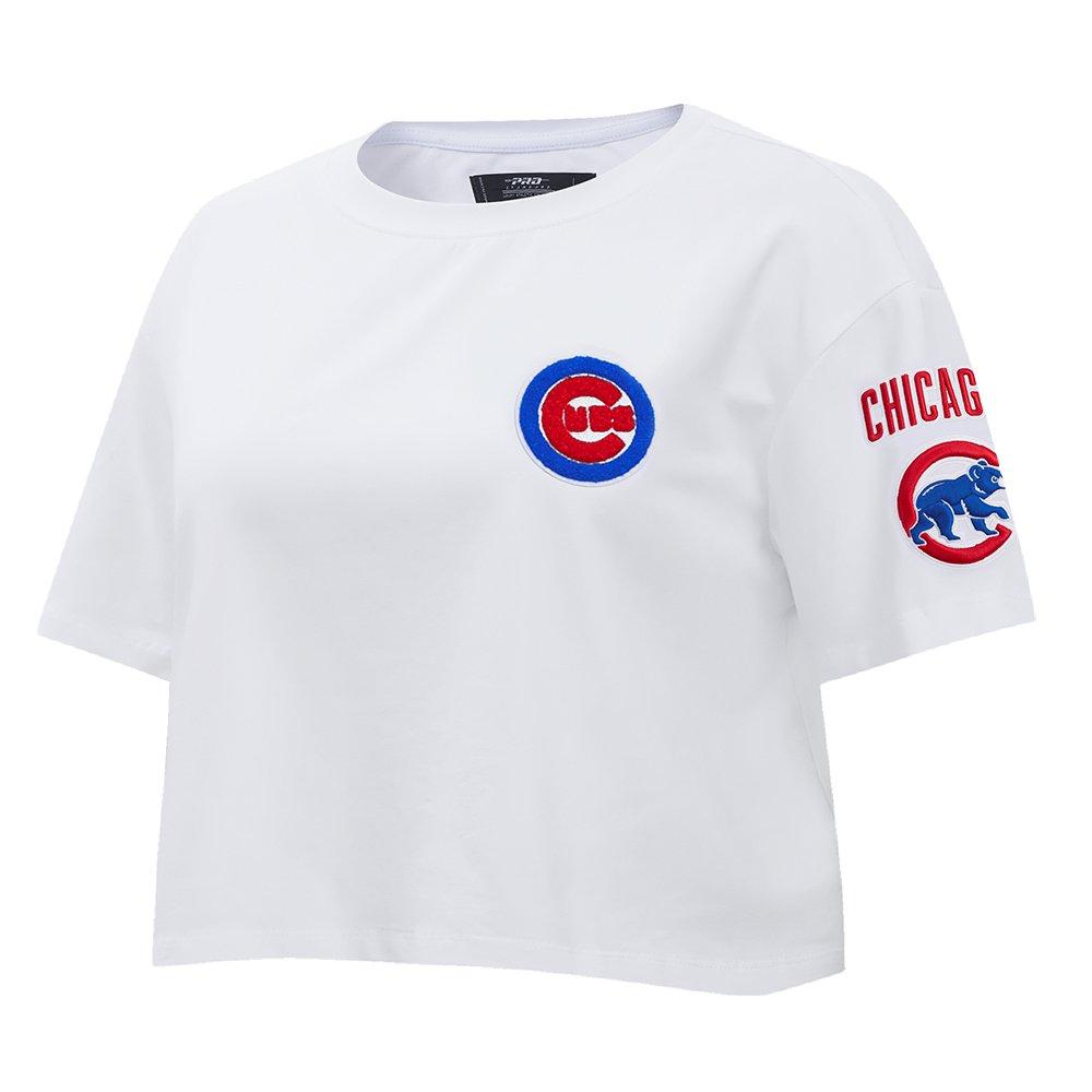 Pro Standard Women's MLB Chicago Cubs Classic Boxy Top -White - WHITE Thumbnail View 3