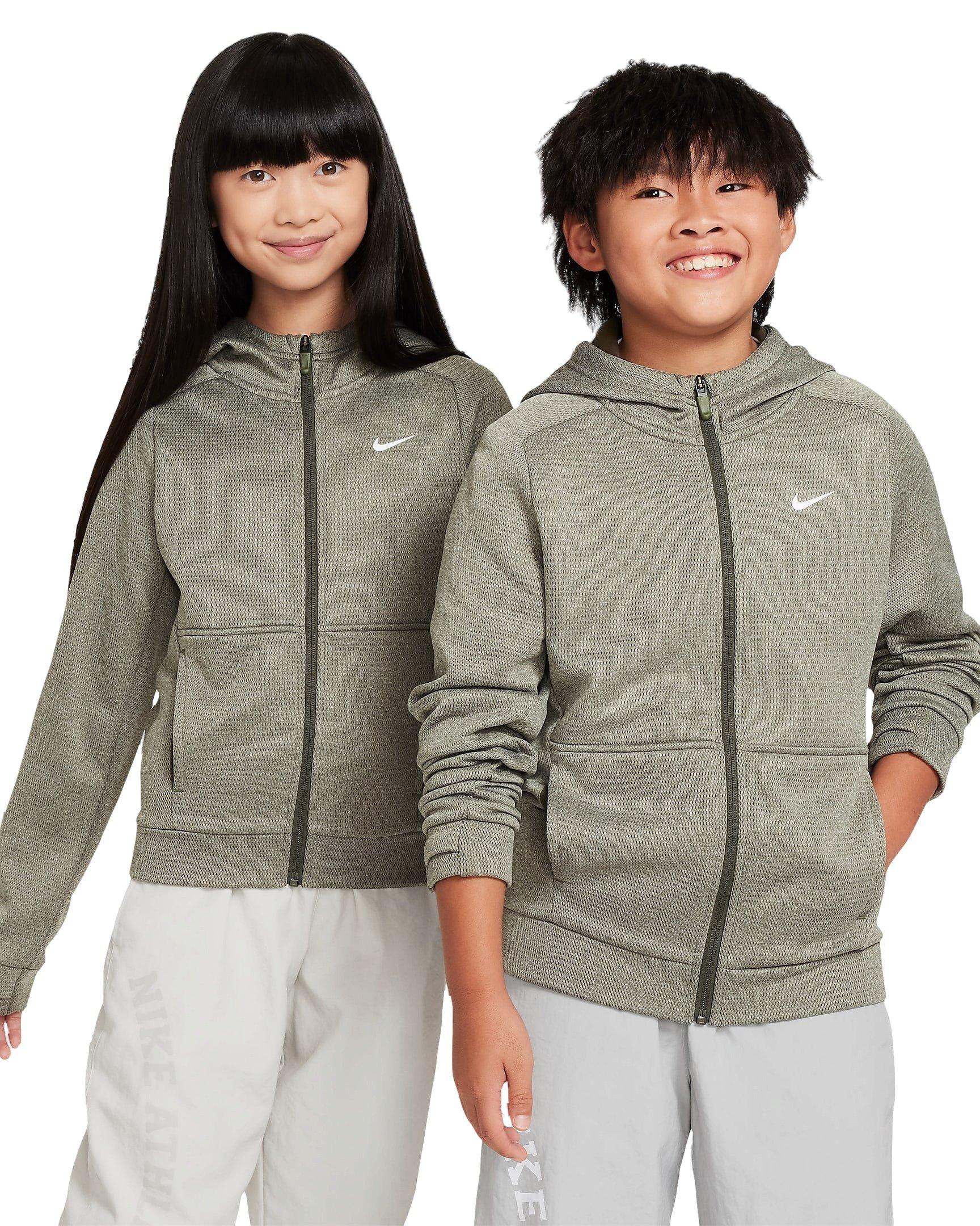 Nike Big Kids' Therma-FIT Full-Zip Jacket - Green - GREEN Thumbnail View 1