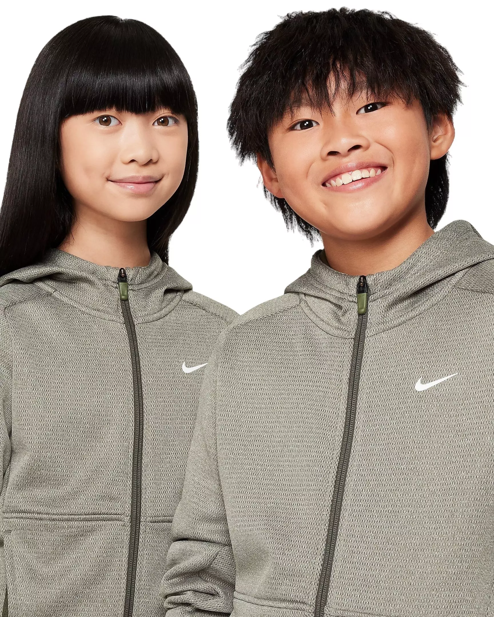 Nike Big Kids' Therma-FIT Full-Zip Jacket - Green - GREEN