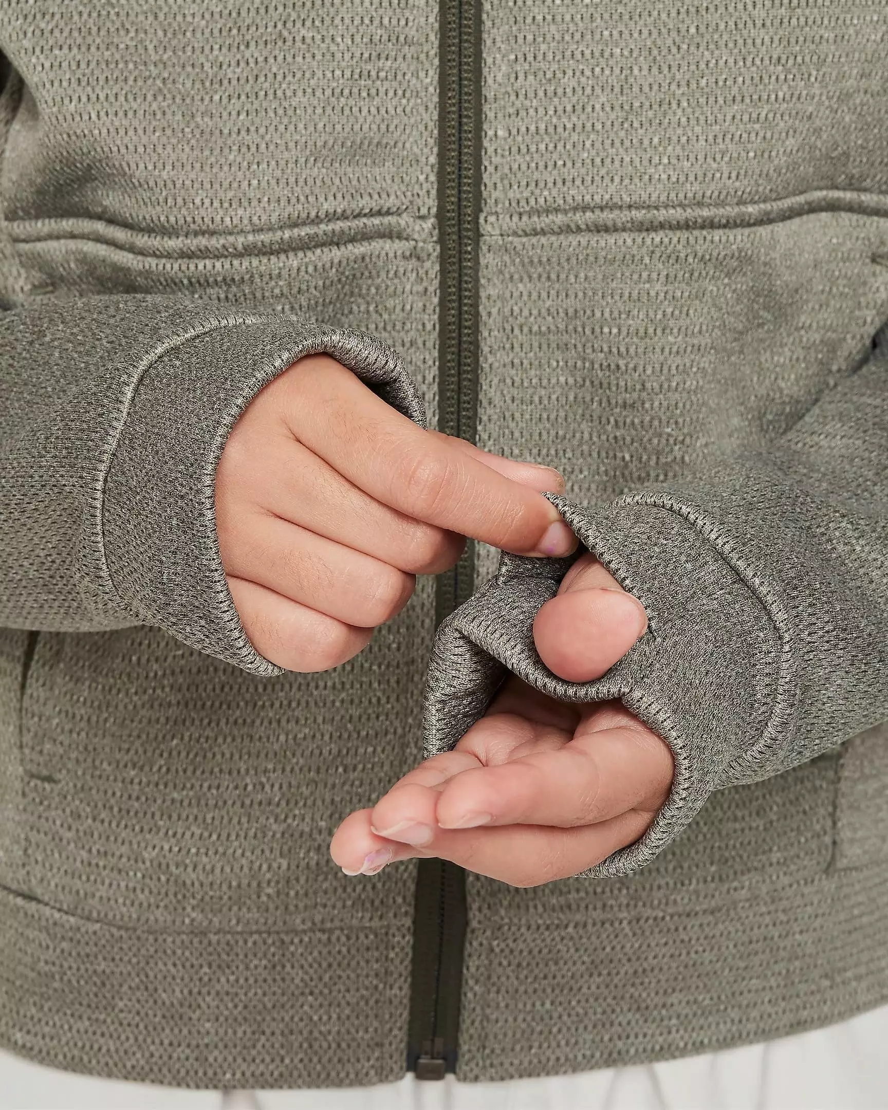 Nike Big Kids' Therma-FIT Full-Zip Jacket - Green - GREEN