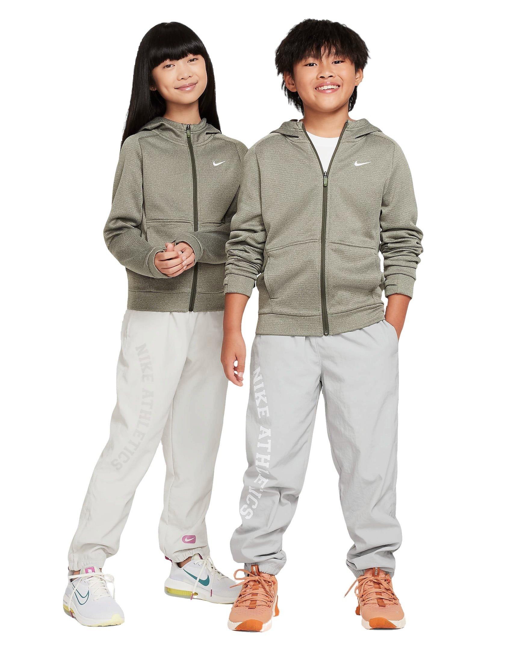 Nike Big Kids' Therma-FIT Full-Zip Jacket - Green - GREEN Thumbnail View 6