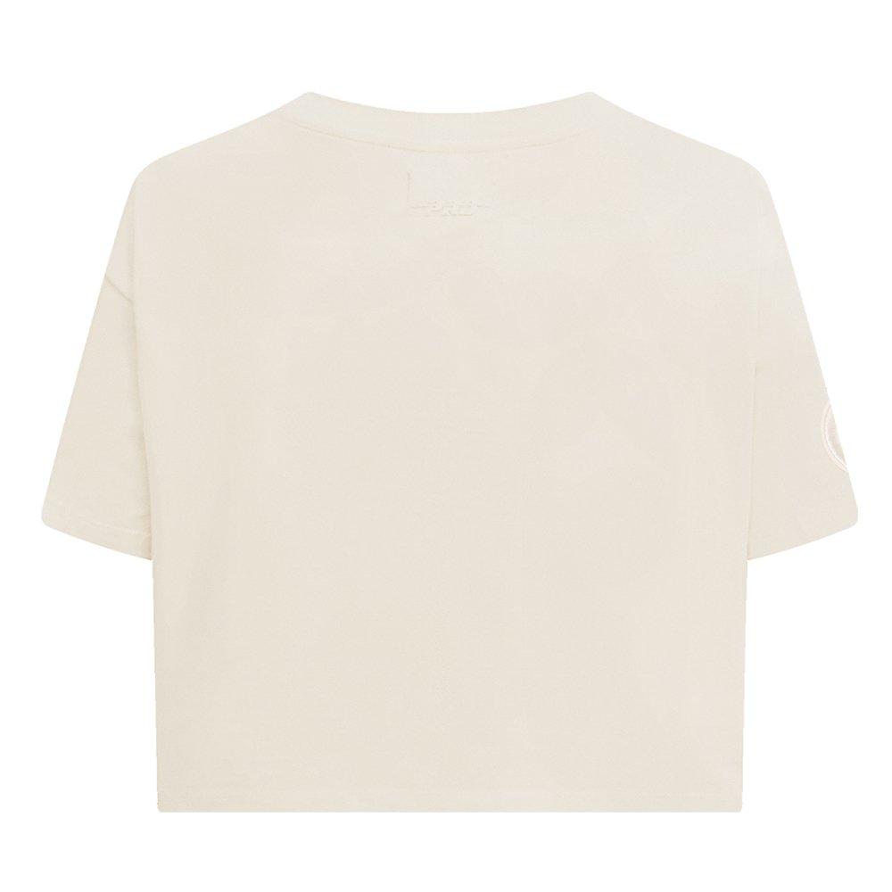 Pro Standard Women's MLB Chicago Cubs Neutral SJ Boxy Top -Cream - CREAM Thumbnail View 2