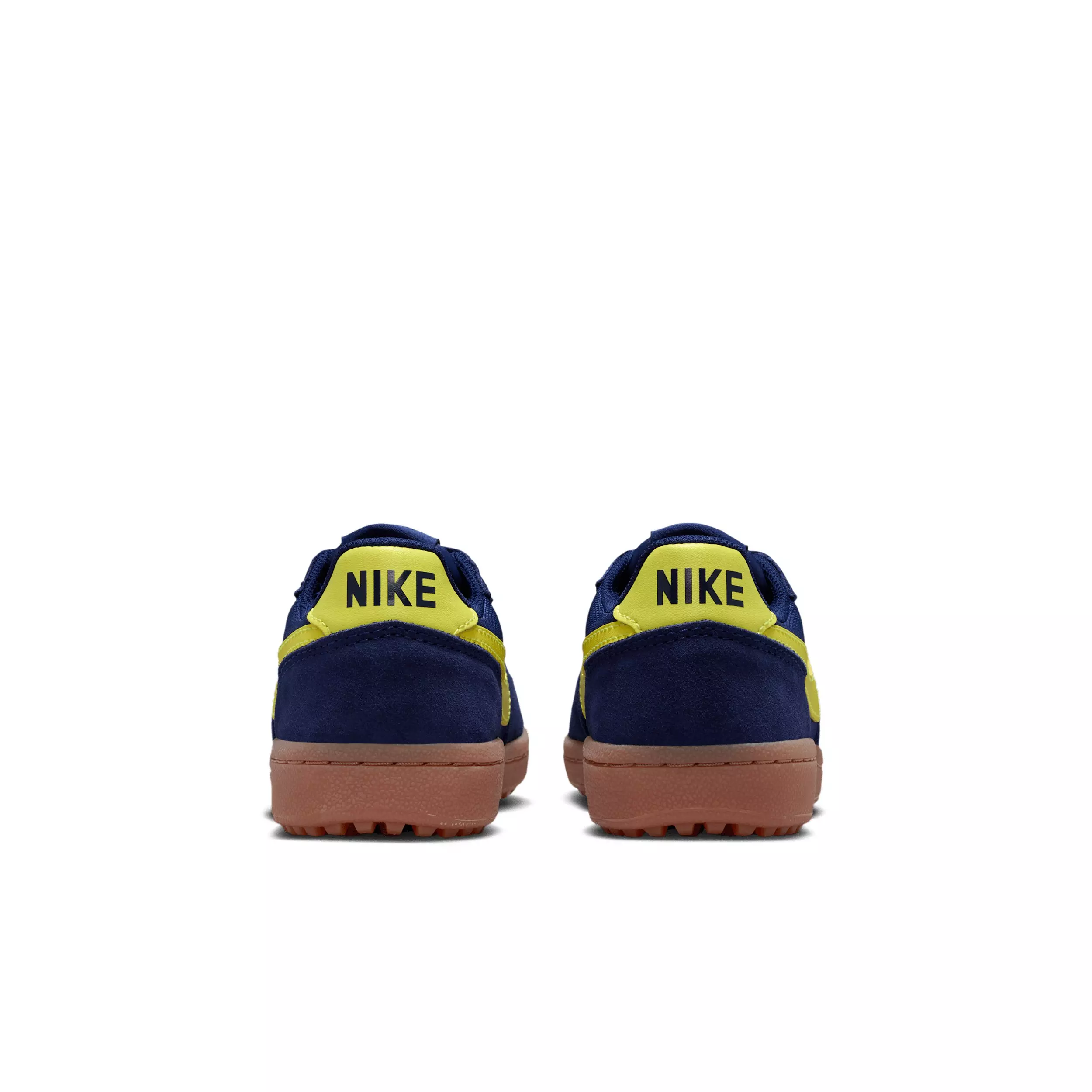 Nike Field General "Blue Void/Gum Medium Brown/Sonic Yellow" Grade School Boys' Shoe - BLUE/MD BROWN/YELLOW