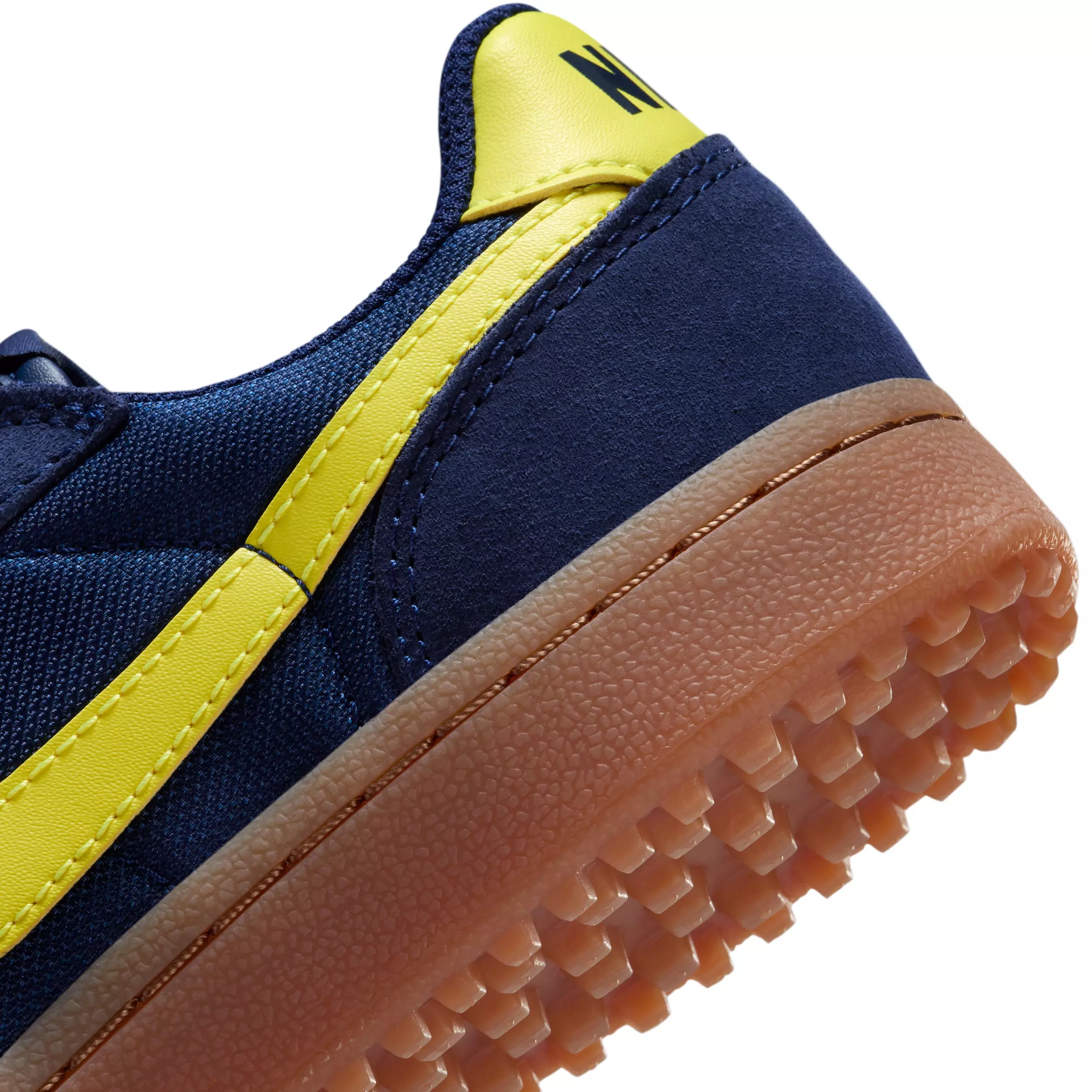Nike Field General "Blue Void/Gum Medium Brown/Sonic Yellow" Grade School Boys' Shoe - BLUE/MD BROWN/YELLOW