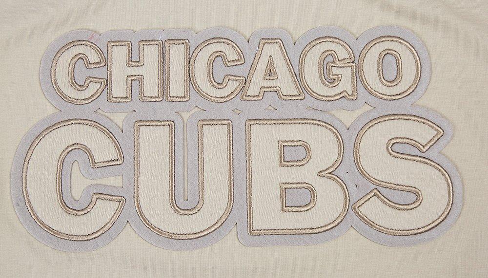 Pro Standard Women's MLB Chicago Cubs Neutral SJ Boxy Top -Tan - TAN Thumbnail View 5