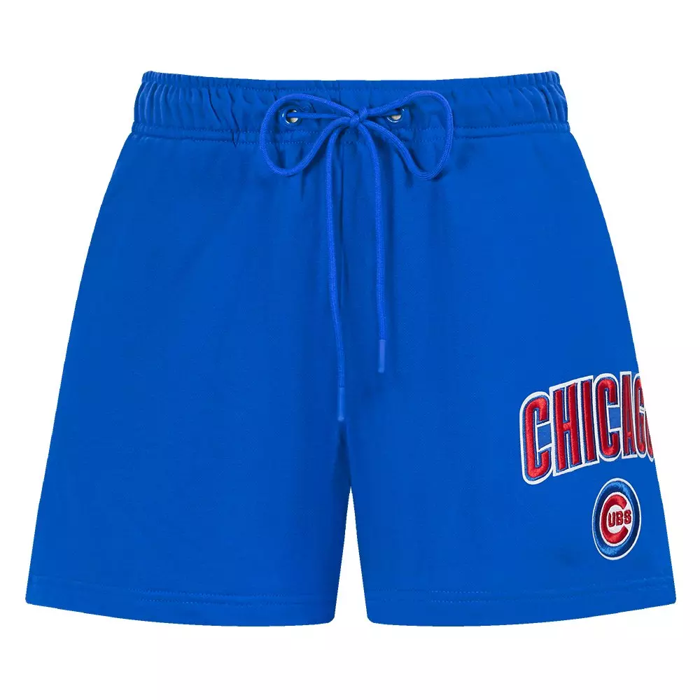Pro Standard Women's MLB Chicago Cubs Classic Fleece Shorts - Royal - ROYAL