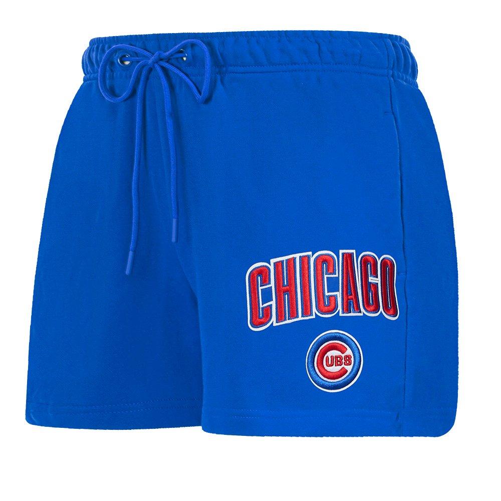 Pro Standard Women's MLB Chicago Cubs Classic Fleece Shorts -Royal - ROYAL Thumbnail View 3