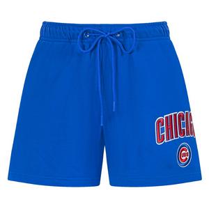 Pro Standard Women's MLB Chicago Cubs Classic Fleece Shorts -Royal