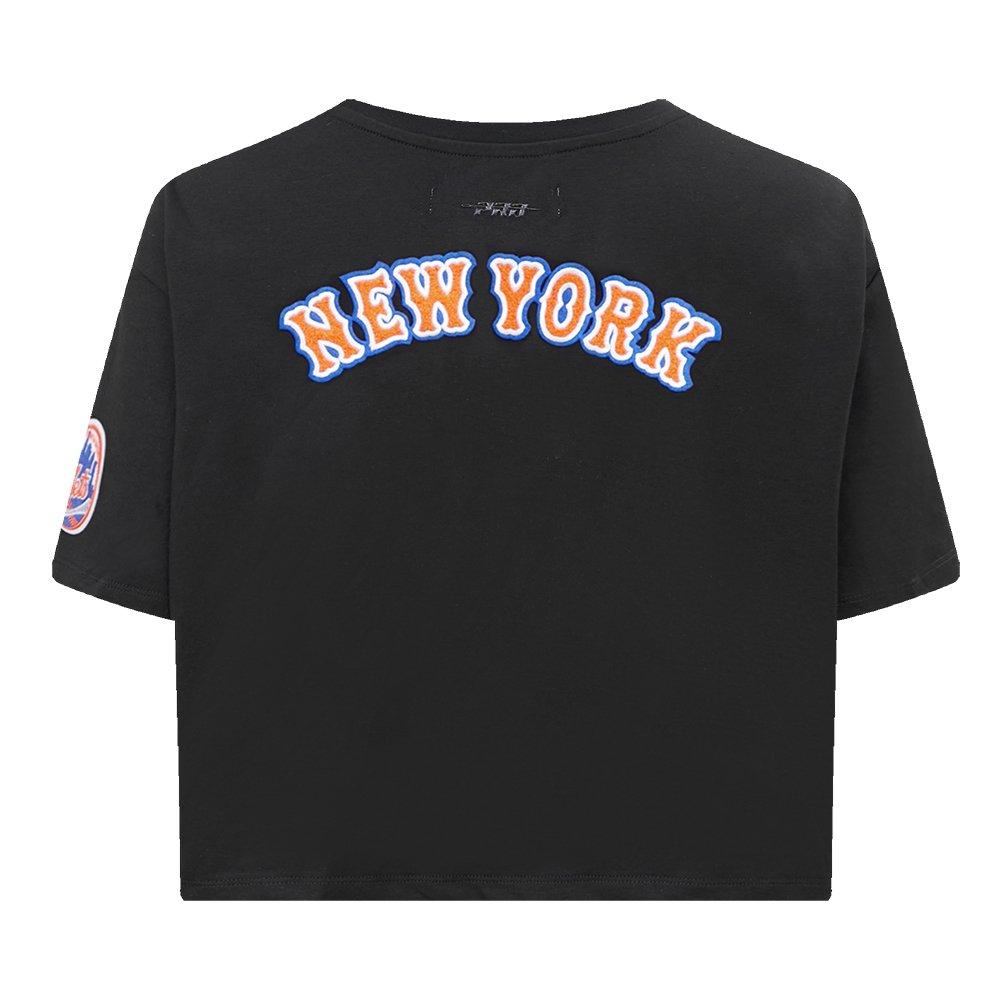 Pro Standard Women's MLB New York Mets​ Classic Boxy Top -Black - BLACK Thumbnail View 2
