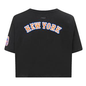 Pro Standard Women's MLB New York Mets​ Classic Boxy Top -Black