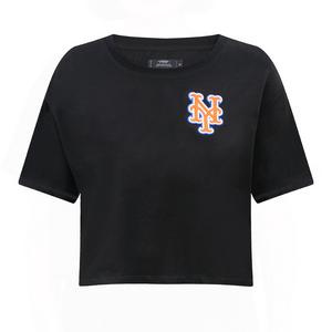 Pro Standard Women's MLB New York Mets​ Classic Boxy Top -Black