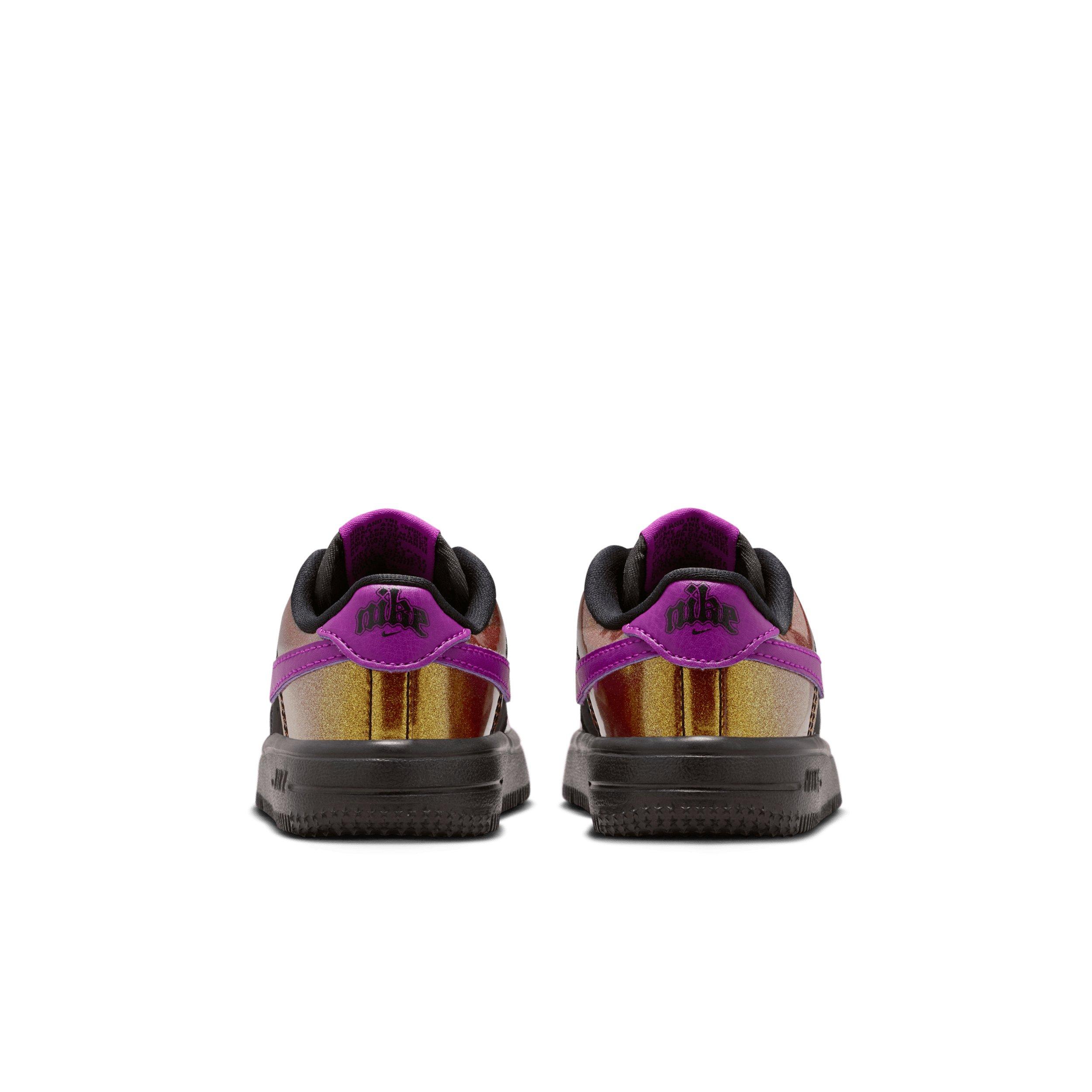 Nike Air Force 1 Low LV8 4 Infant Girls' "Black/Bold Berry" Shoe