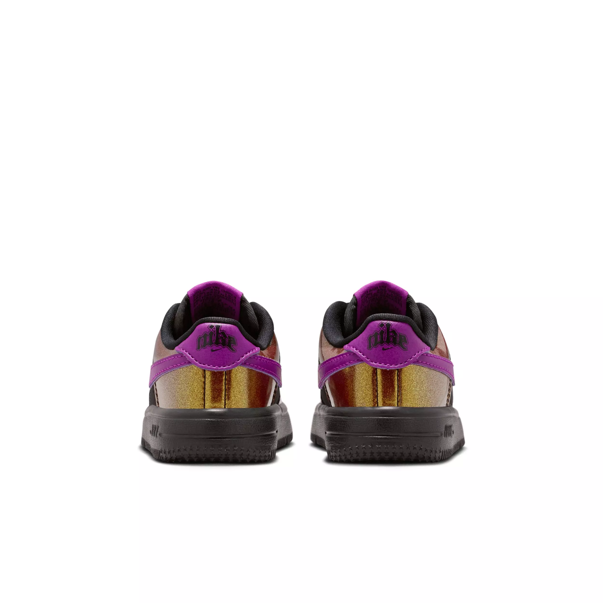 Nike Force 1 Low LV8 4 "Black/Bold Berry" Infant Girls' Shoe - BLACK/BERRY