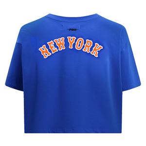 Pro Standard Women's MLB New York Mets​ Classic Boxy Top -Royal