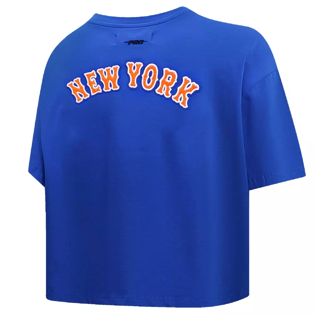 Pro Standard Women's MLB New York Mets​ Classic Boxy Top -Royal - ROYAL