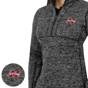 Antigua Women's Mississippi State Bulldogs Fortune Half-Zip Pullover Jacket