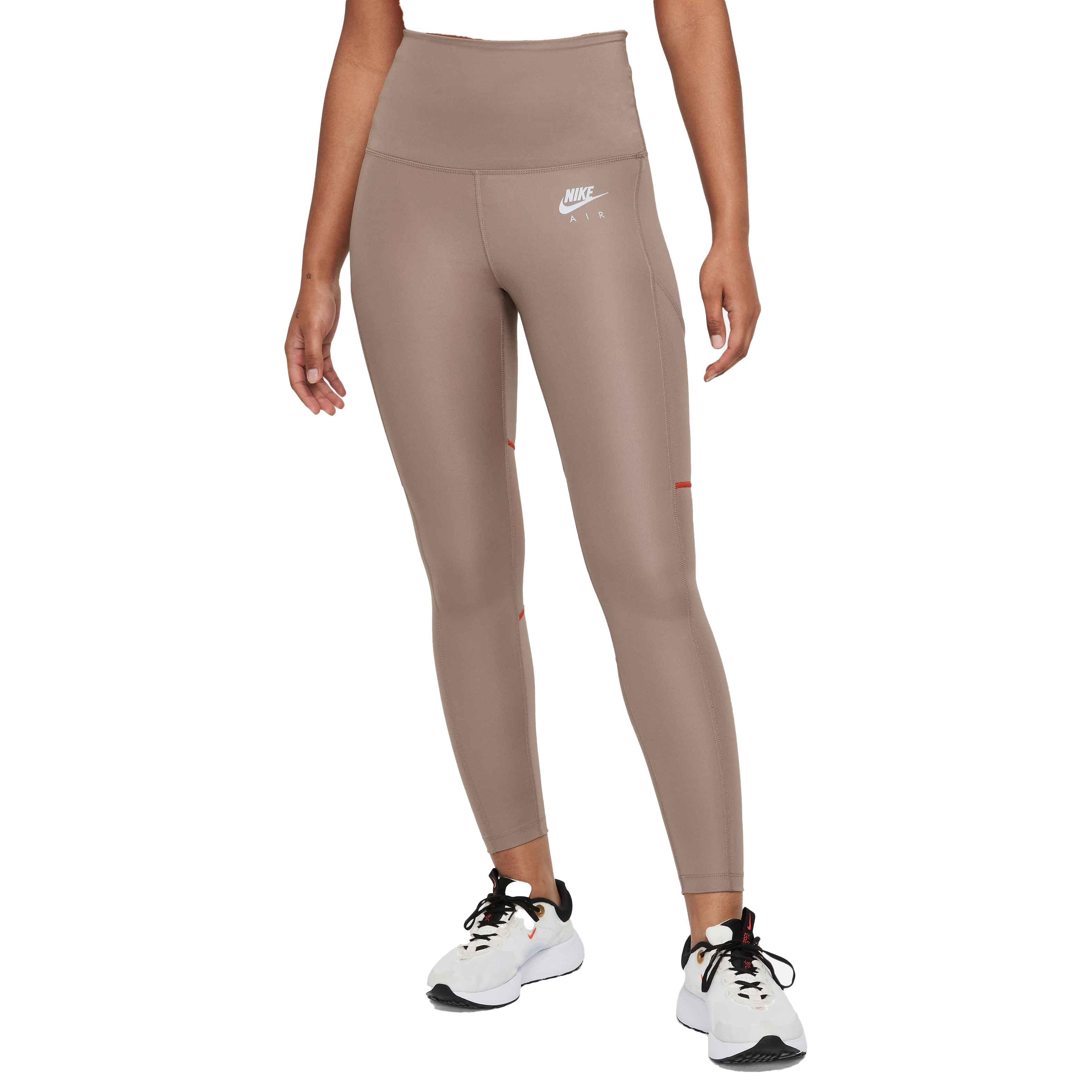 Womens Size S Nike Air Dri-FIT Fold-Over Waist 7/8 Running Tights