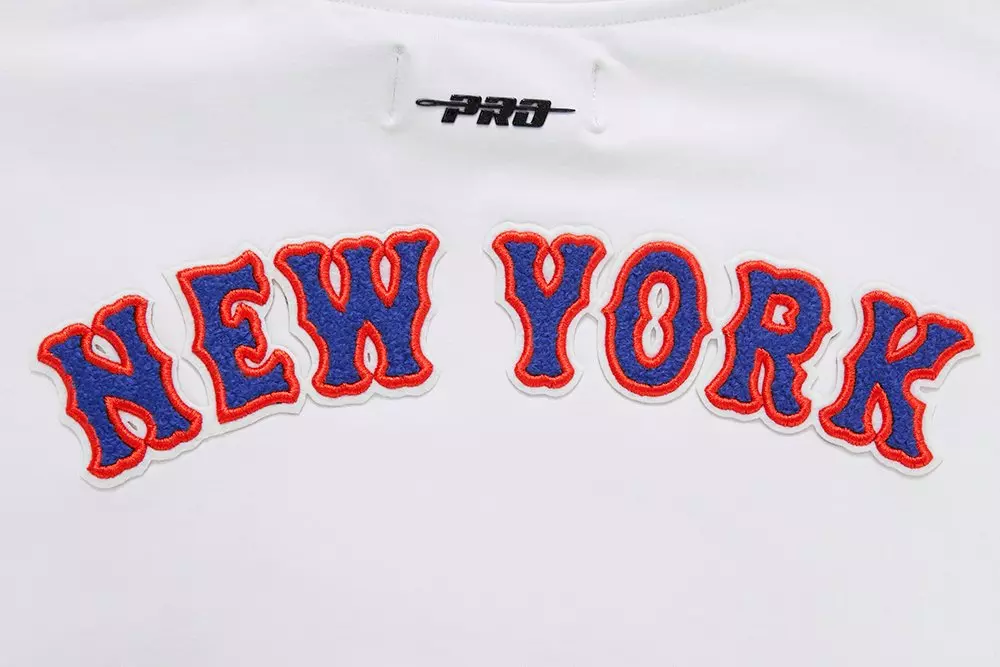 Pro Standard Women's MLB New York Mets​ Classic Boxy Top -White - WHITE