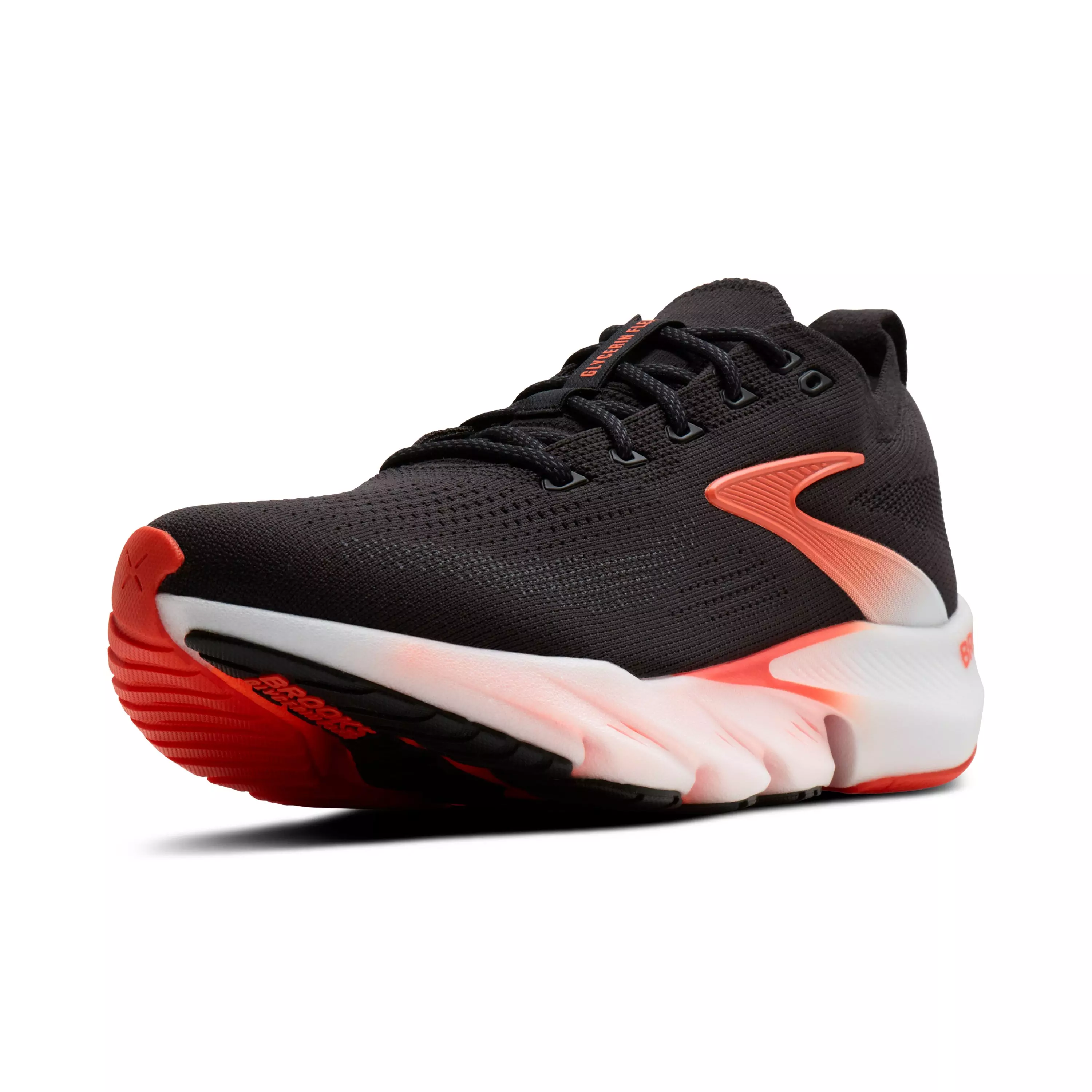 Brooks Glycerin Flex "Black/Orange" Men's Running Shoe - BLACK/ORANGE