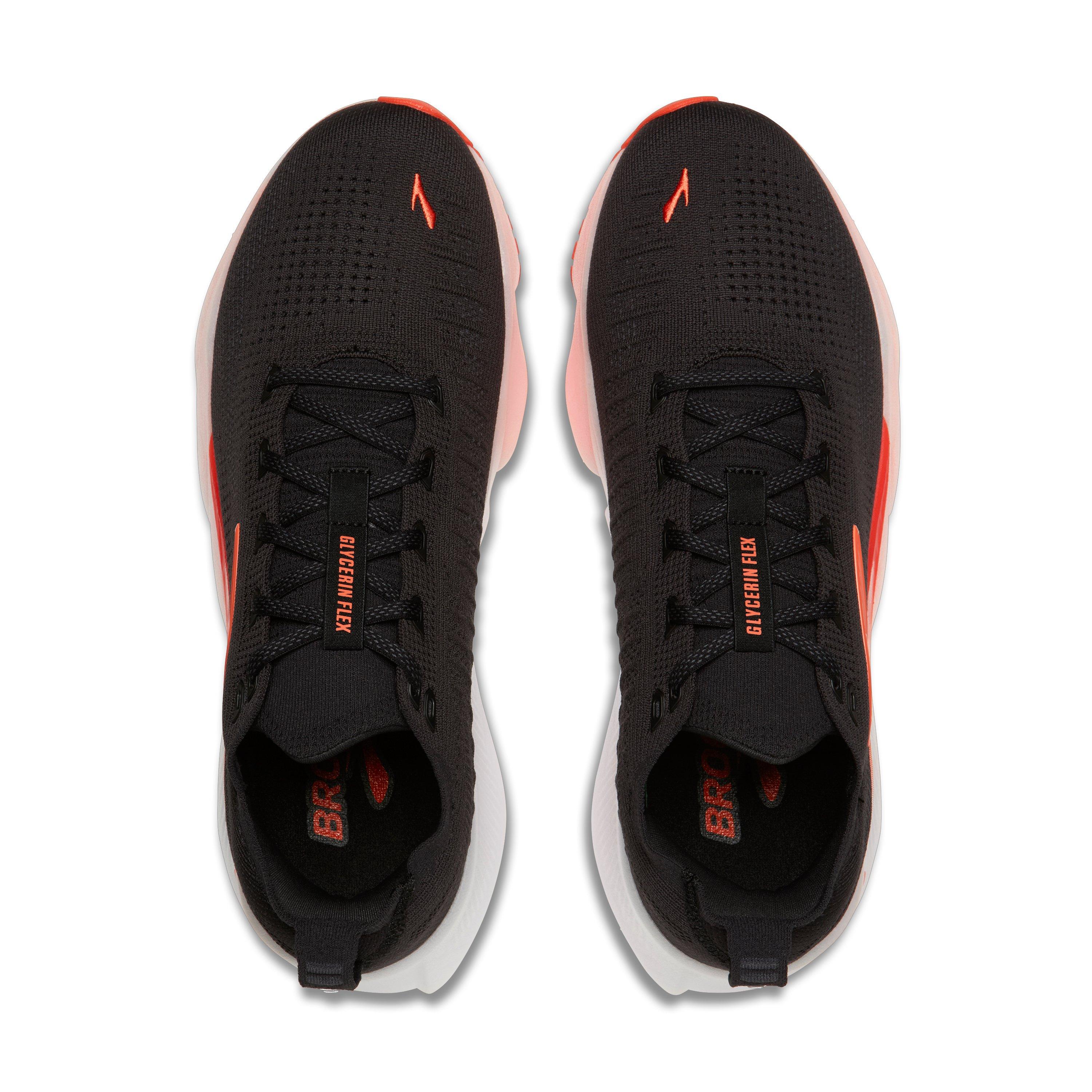 Brooks Glycerin Flex "Black/Orange" Men's Running Shoe - BLACK/ORANGE