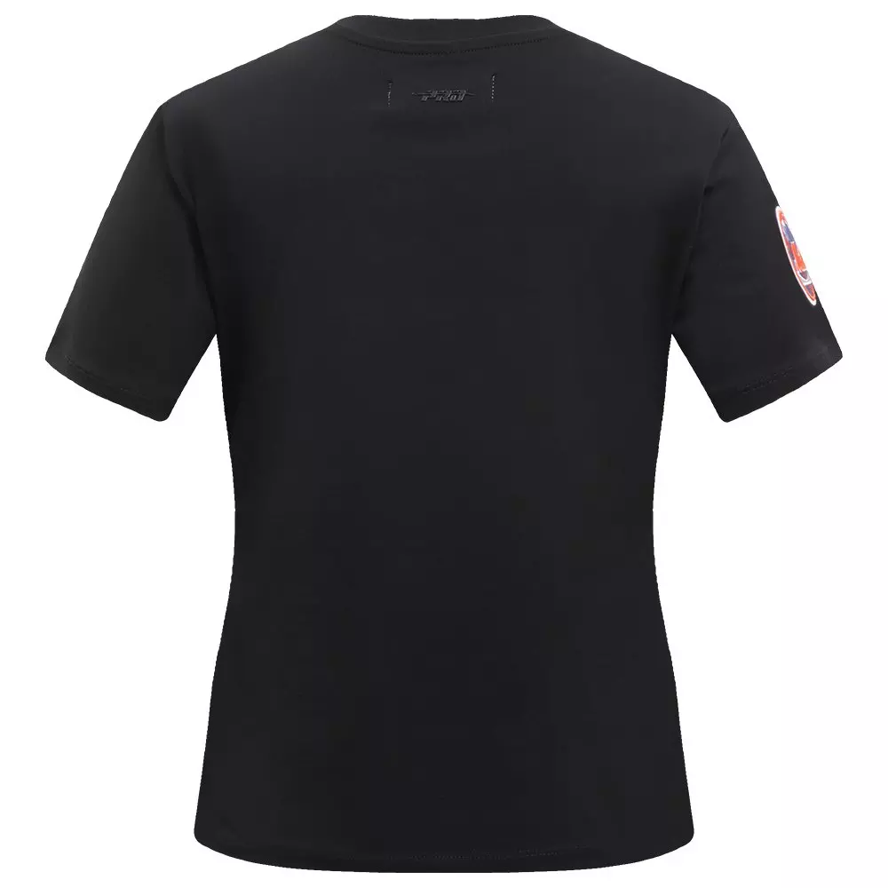 Pro Standard Women's MLB New York Mets​ Classic Short Sleeve SJ Slim Fit Top -Black - BLACK