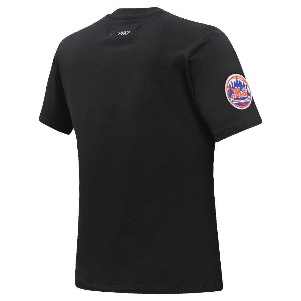 Pro Standard Women's MLB New York Mets​ Classic Short Sleeve SJ Slim Fit Top - Black - BLACK Thumbnail View 4