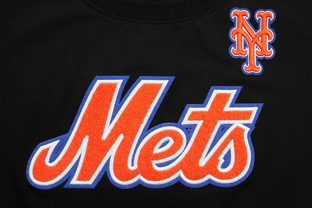 Pro Standard Women's MLB New York Mets​ Classic Short Sleeve SJ Slim Fit Top -Black - BLACK Thumbnail View 5