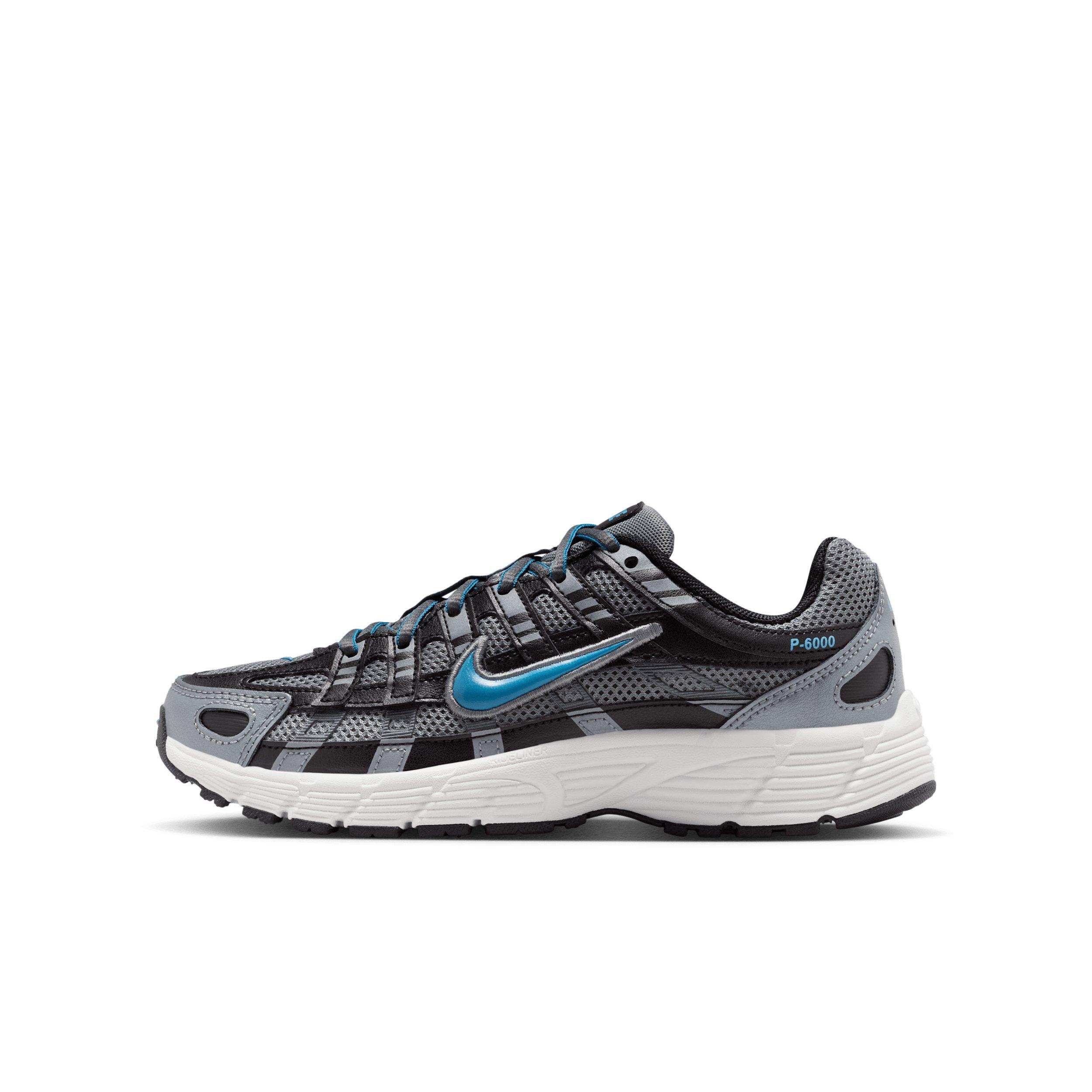 Nike P-6000 Grade School Boys' "Smoke Grey/Black/Platinum Tint/Dutch Blue" Shoe