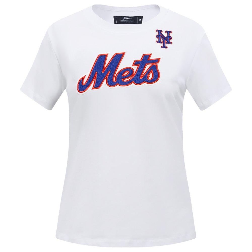 Pro Standard Women's MLB New York Mets​ Classic Short Sleeve SJ Slim Fit Top -White - WHITE Thumbnail View 1